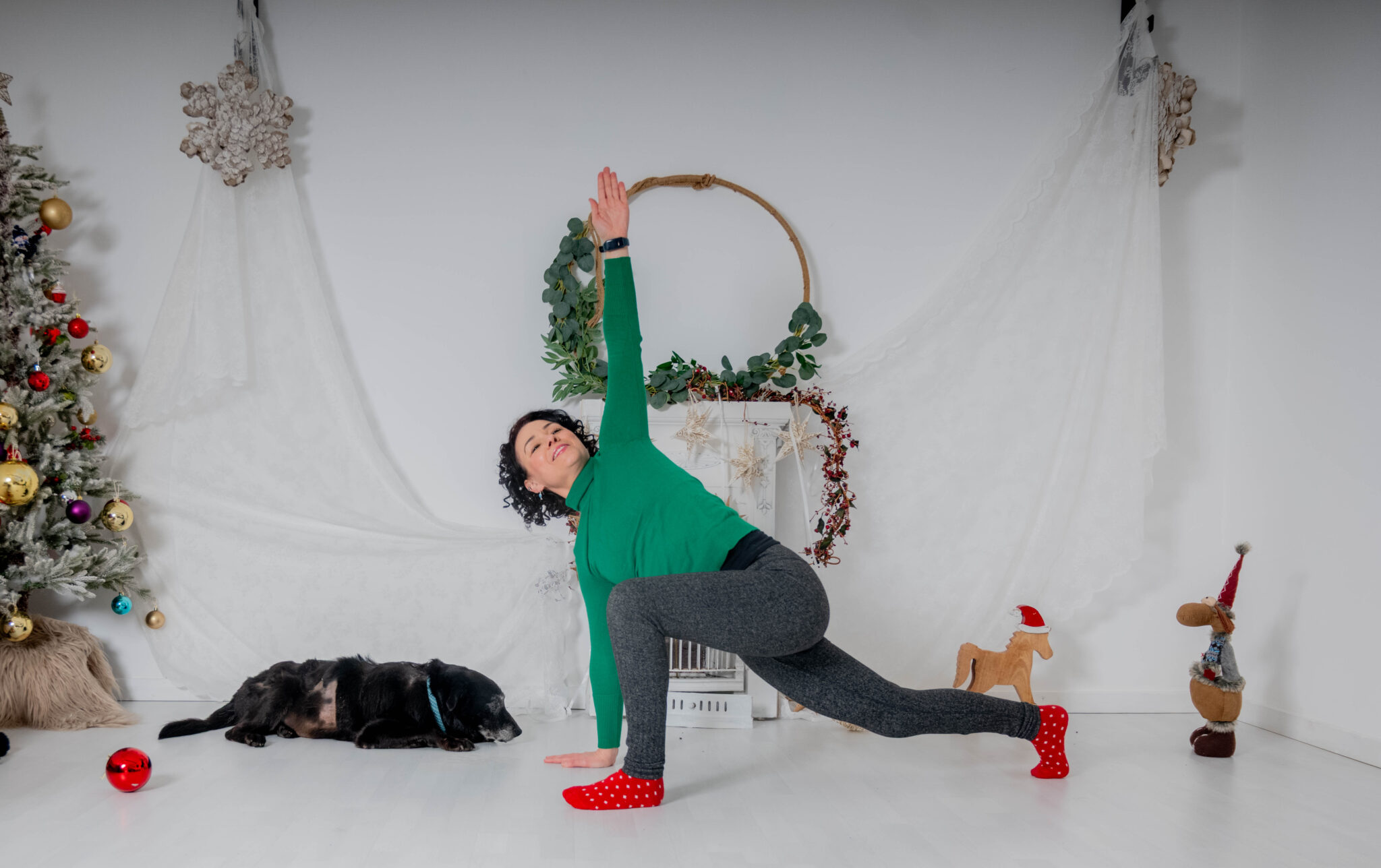 Bridin Mullan teaching yoga teacher training in Omagh, Northern Ireland