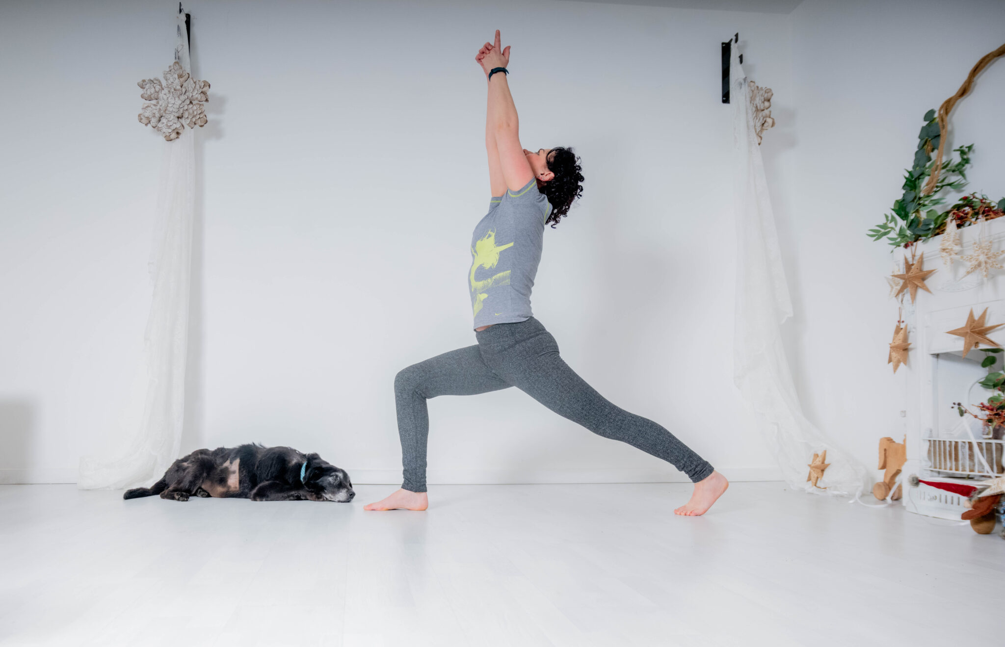 Bridin Mullan teaching yoga teacher training in Omagh, Northern Ireland